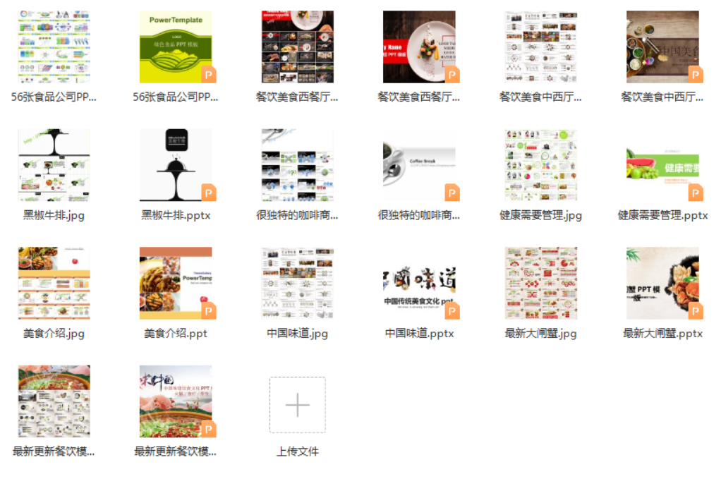 27 餐饮美食【20套】-知云阁资源站