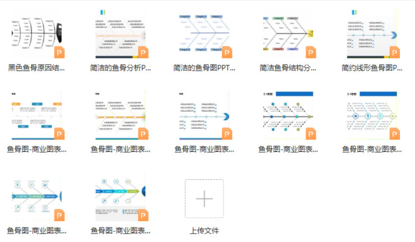 09 鱼骨图-12例-PPT图表-知云阁资源站