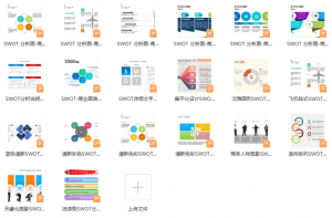 11 SWOT分析-20例-PPT图表-知云阁资源站
