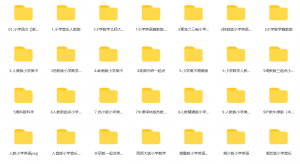 学科资源目录列表【小学+初中+高中+归纳总结】-知云阁资源站