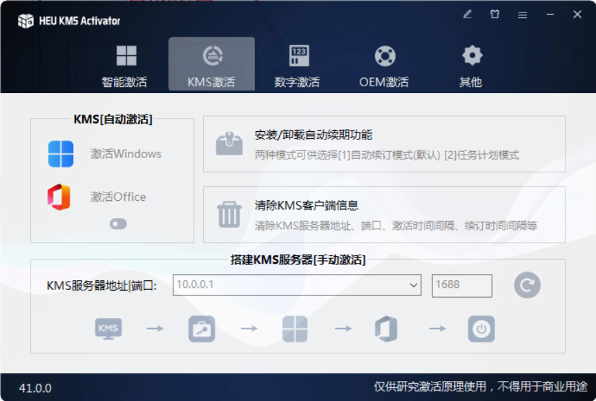 图片[3]-HEU_KMS_Activator v42.0.4 Windows 和 Office 激活器HEU_KMS_Activator-知云阁资源站