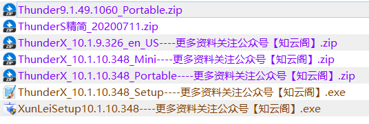 迅雷 PC版 特别版本汇总-知云阁资源站