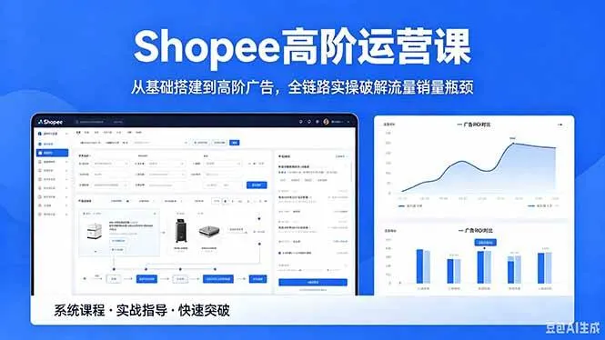 （18499期）Shopee高阶运营课-2026年5月更新，从基础搭建到高阶广告，全链路实操破解流量销量瓶颈-知云阁资源站