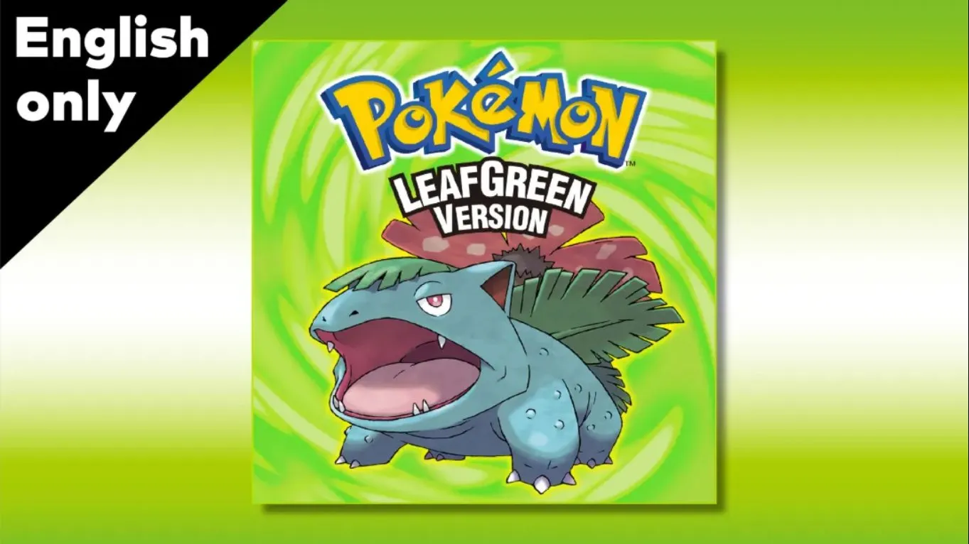 【美版】宝可梦叶绿 .Pokemon LeafGreen 中文汉化-知云阁资源站