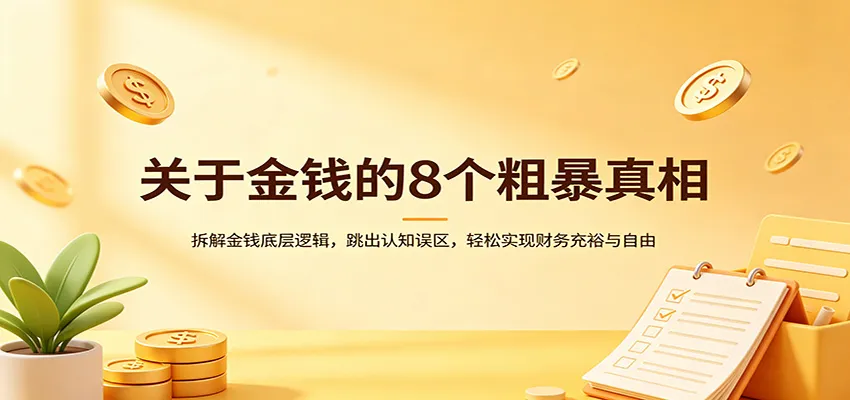 关于金钱的8个粗暴真相:拆解金钱底层逻辑,跳出认知误区,轻松实现财务充裕与自由-知云阁资源站