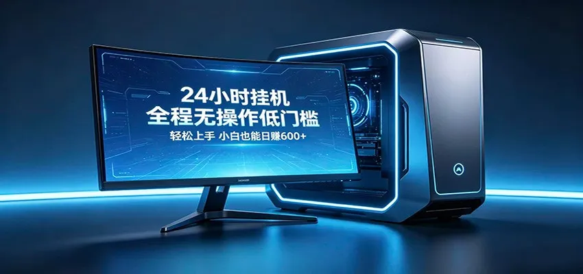 三角洲自动跑刀，纯自动挂机项目，零基础小白躺赚无忧-知云阁资源站