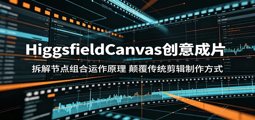 HiggsfieldCanvas创意成片：拆解节点组合运作原理，颠覆传统剪辑制作方式-知云阁资源站