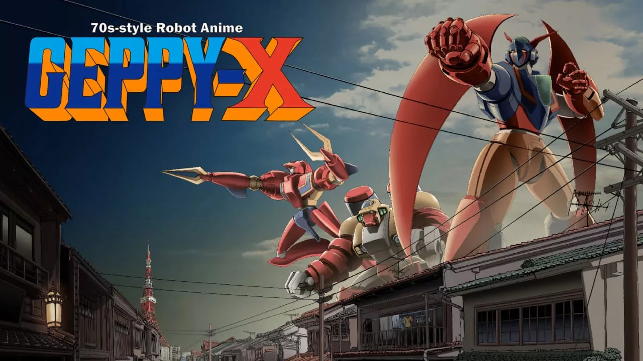 70年代风格机器人动画:杰比-X丨70s-style Robot Anime Geppy-X-知云阁资源站