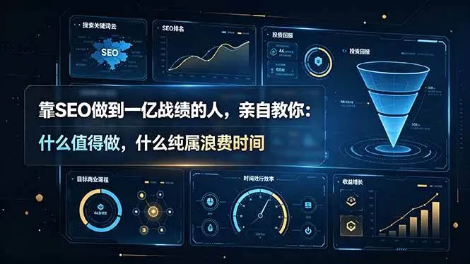 (19197期)靠SEO做到一亿战绩的人,亲自教你:什么值得做,什么纯属浪费时间【原创双语字幕】-知云阁资源站