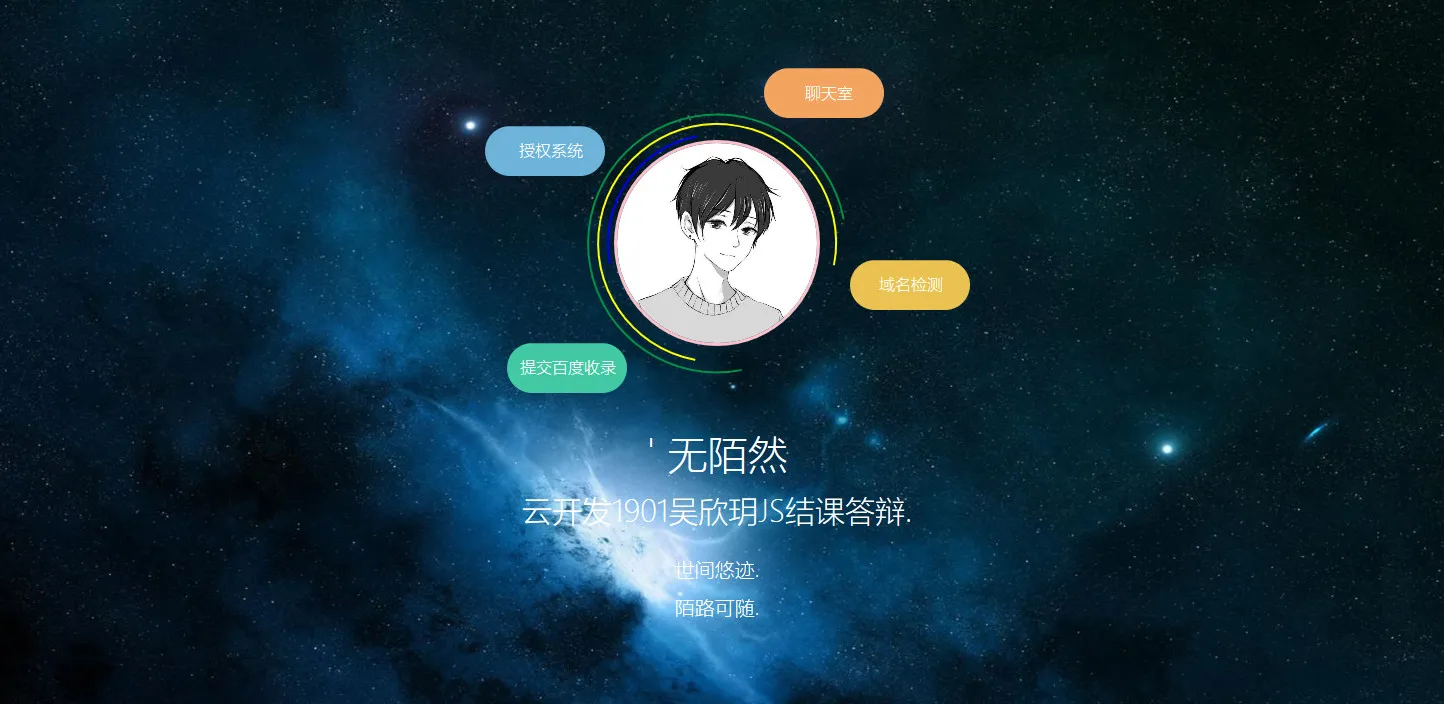 超简约上档次的个人介绍源码-知云阁资源站