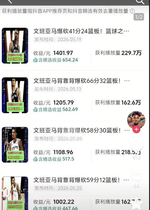 抖音8W粉丝博主的篮球人物深度解析解说教学,零门槛玩转伙伴计划与精选独家,单日稳定收益1k+-知云阁资源站