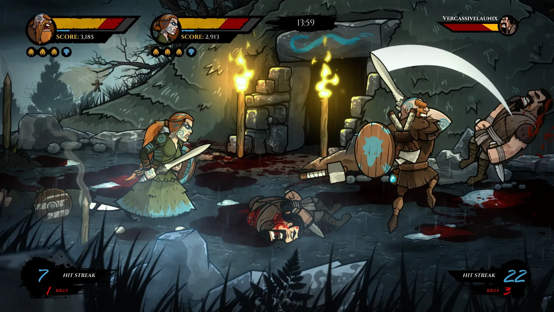 《狼刃 Wulverblade》Switch中文版NSP下载 – 含1.3.0补丁