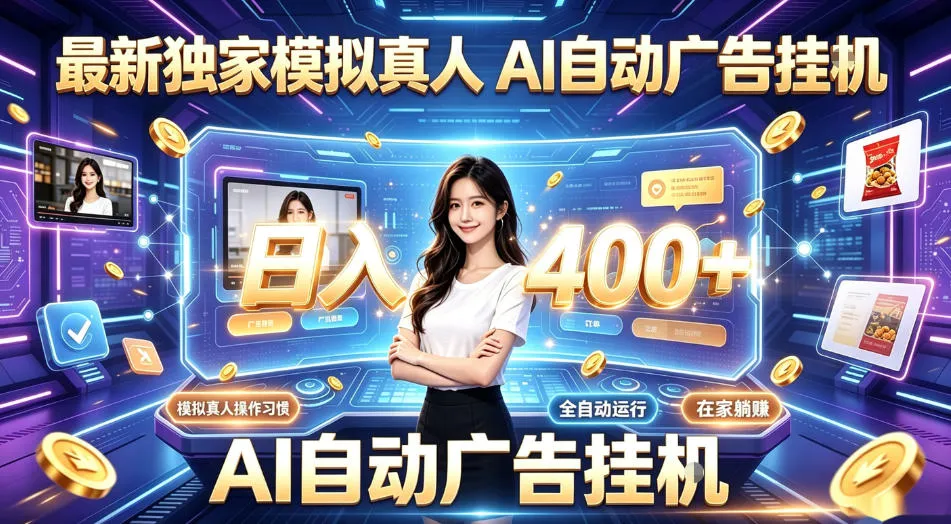 最新独家模拟真人，AI自动挂号挂G，日入400+，全程全自动运行，无需人工【揭秘】-知云阁资源站