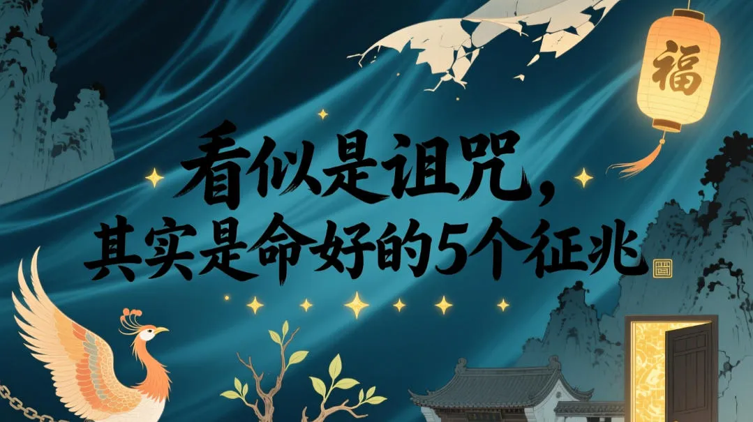 付费文章：看似是诅咒，其实是命好的5个征兆-知云阁资源站