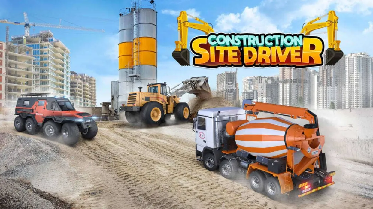 《建筑工地司机 Construction Site Driver》Switch英文版NSZ下载 《建筑工地司机 Construction Site Driver》Switch英文版NSZ下载