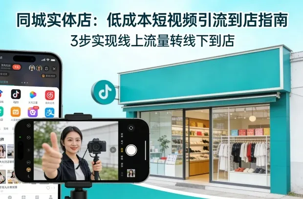 同城实体店,如何低成本把客户从短视频带到线下门店-知云阁资源站