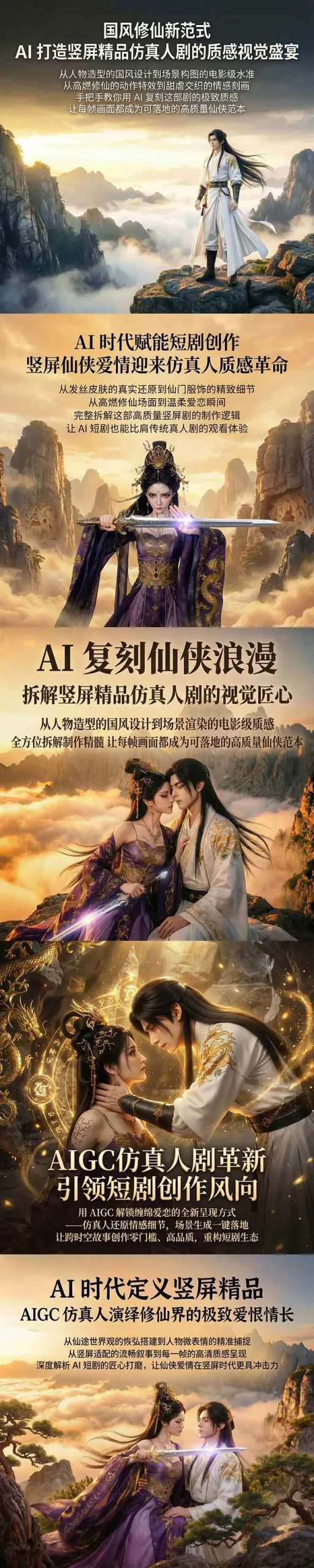 (18199期)AIGC 仿真人短剧创作革新,解锁仙侠爱恋全新呈现,一键出高质场景,零门槛打造爆款剧集-知云阁资源站
