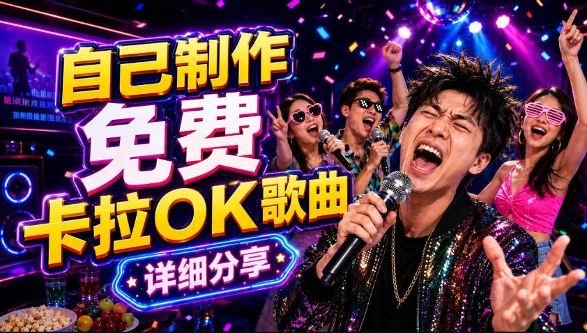 零基础AI制作免费卡拉OK视频教程,从歌曲生成、音轨分离到字幕制作、视频导出,手把手教学-知云阁资源站