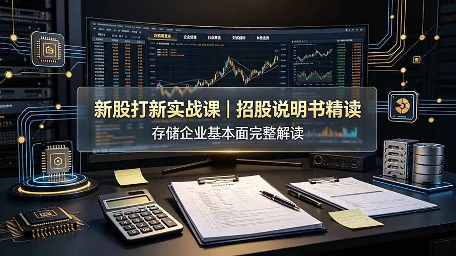 （19255期）付费文章：新股打新实战课｜招股说明书精读，存储企业基本面完整解读-知云阁资源站