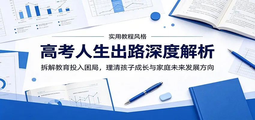 高考人生出路深度解析:拆解教育投入困局,理清孩子成长与家庭未来发展方向-知云阁资源站