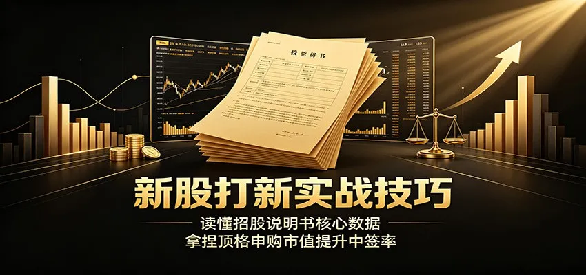 新股打新实战技巧:读懂招股说明书核心数据,拿捏顶格申购市值提升中签率-知云阁资源站