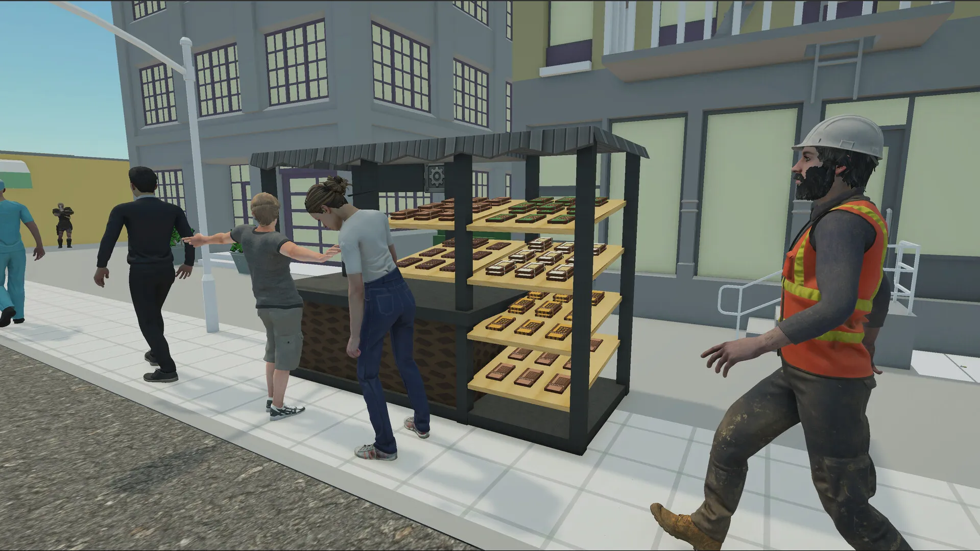 巧克力摊位模拟器/Choco Kiosk Simulator-知云阁资源站