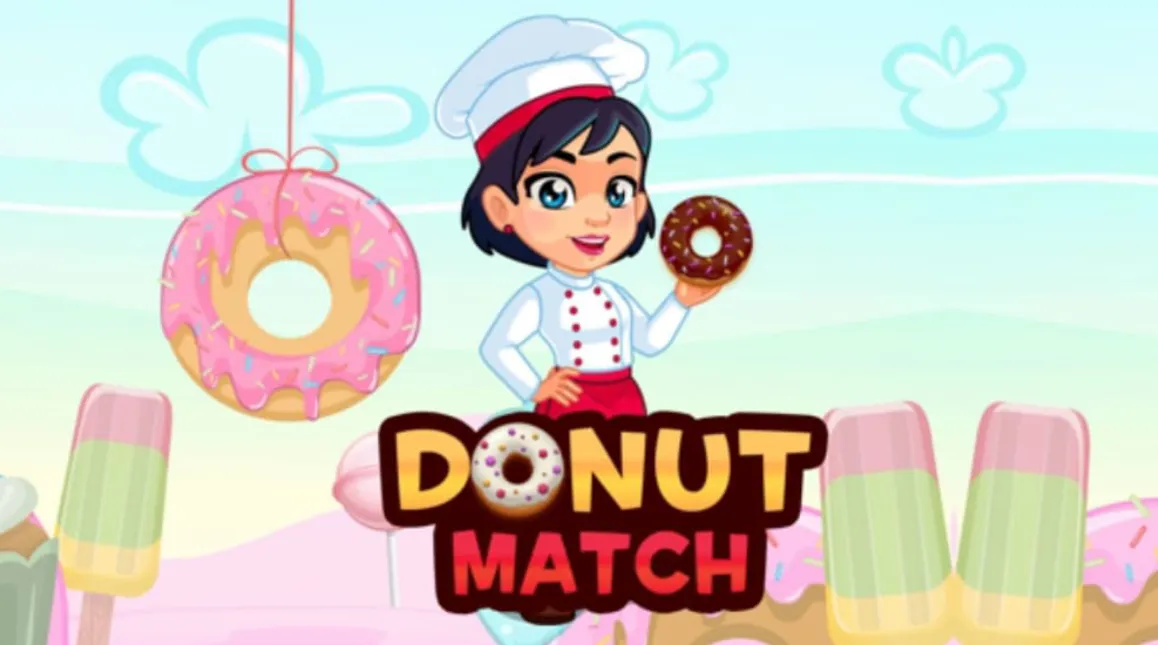 《甜甜圈消消乐 Donut Match》Switch英文版NSP下载-知云阁资源站