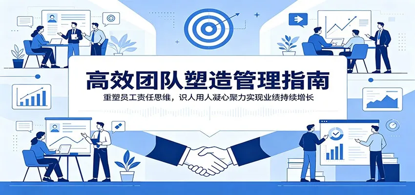高效团队塑造管理指南:重塑员工责任思维,识人用人凝心聚力实现业绩持续增长-知云阁资源站