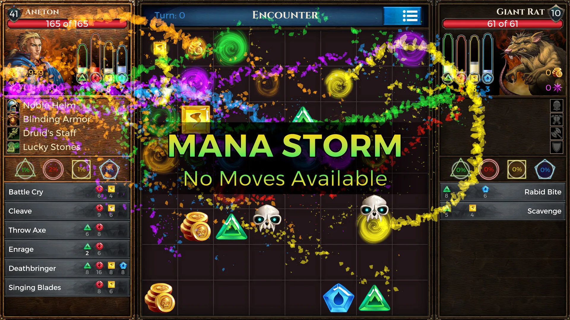 《战神的挑战 不朽版 Puzzle Quest: Immortal Edition》Switch中文版NSZ下载 – 含1.0.3.3576补丁