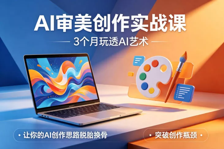 AI审美创作实战课,3个月玩透AI艺术,让你的AI创作思路脱胎换骨,突破创作瓶颈(更新0617)-知云阁资源站