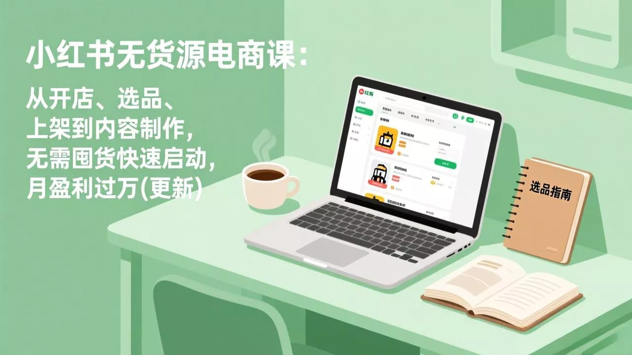 小红书无货源电商课(6月22更新-知云阁资源站
