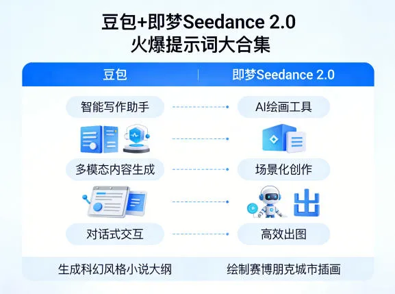 豆包+即梦Seedance 2.0，市面上卖的比较火爆的提示词大合集-知云阁资源站