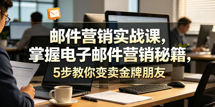 邮件营销实战课,掌握电子邮件营销秘籍,5步教你变卖金牌朋友【原创双语字幕】-知云阁资源站