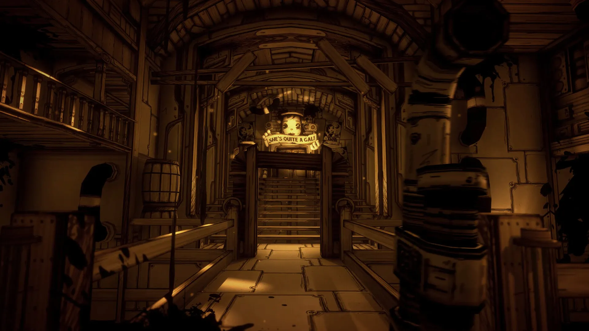 《班迪与墨水机器 Bendy and the Ink Machine》Switch美版中文NSZ下载 – 含2.0.2a补丁