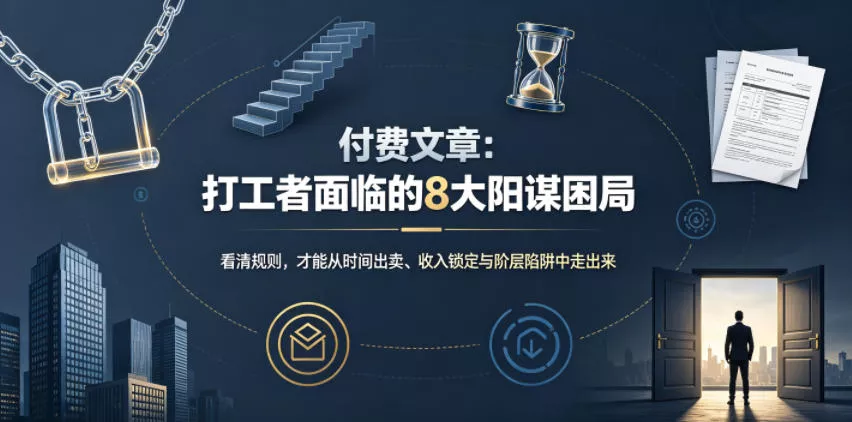付费文章:打工者面临的8大阳谋困局-知云阁资源站