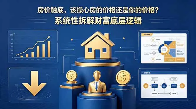 （18602期）付费文章：房价触底，该操心房的价格还是你的价格？系统性拆解财富底层逻辑-知云阁资源站