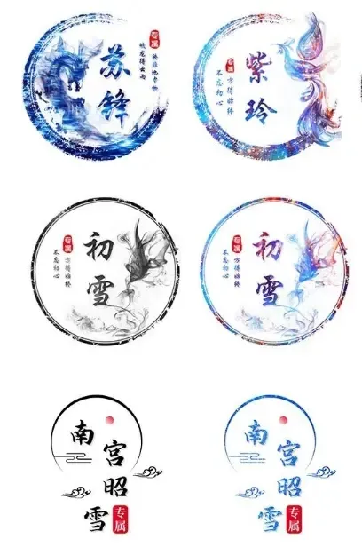 古风姓氏头像制作小程序源码-知云阁资源站