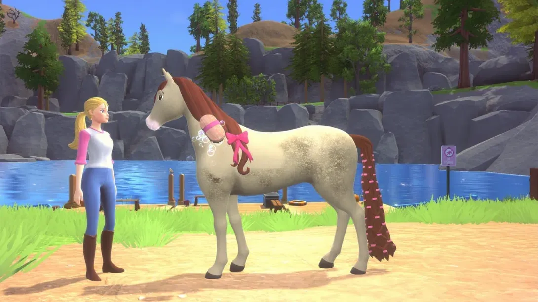 【美版】芭比马术小径 .Barbie Horse Trails 中文 【美版】芭比马术小径 .Barbie Horse Trails 中文