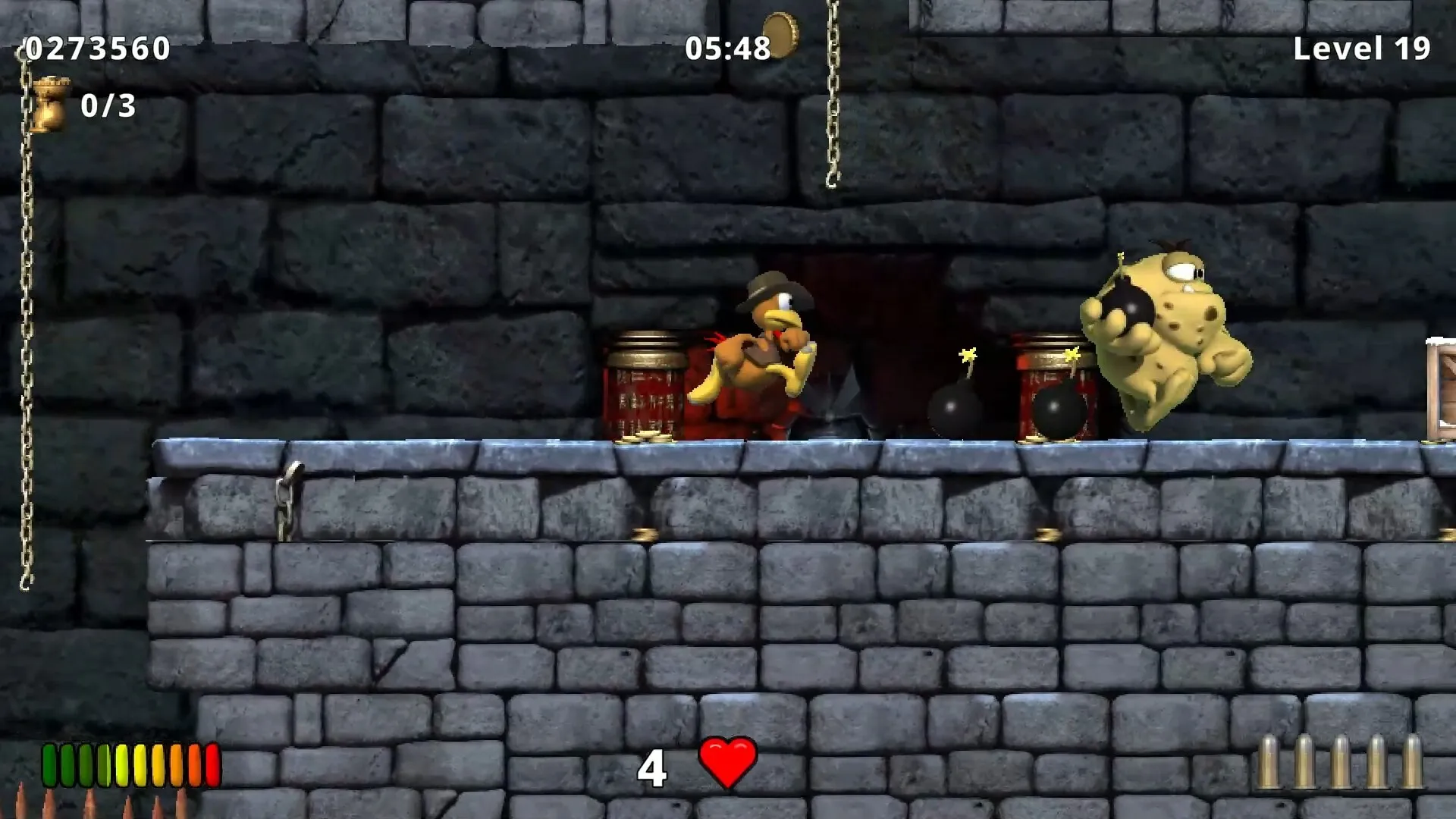 《怪鸡历险记 Moorhuhn Jump and Run Traps and Treasures》Switch英日文版NSZ下载