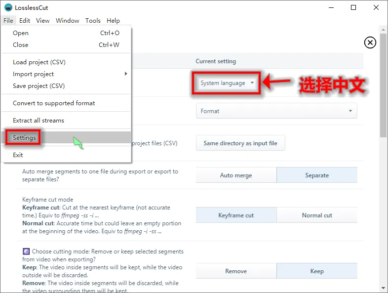 LosslessCut无损剪辑v3.67.1绿色版-趣奇资源网-第4张图片 LosslessCut无损剪辑v3.67.1绿色版-趣奇资源网-第4张图片