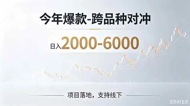 (19150期)2026创业新风口—跨品种对冲震撼首发!日收益2000-6000+,项目绿色长久,安全稳健-知云阁资源站