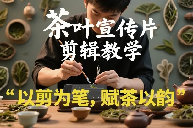 茶叶宣传片剪辑教学,以剪为笔,赋茶以韵,新手也能拍出高级感-知云阁资源站