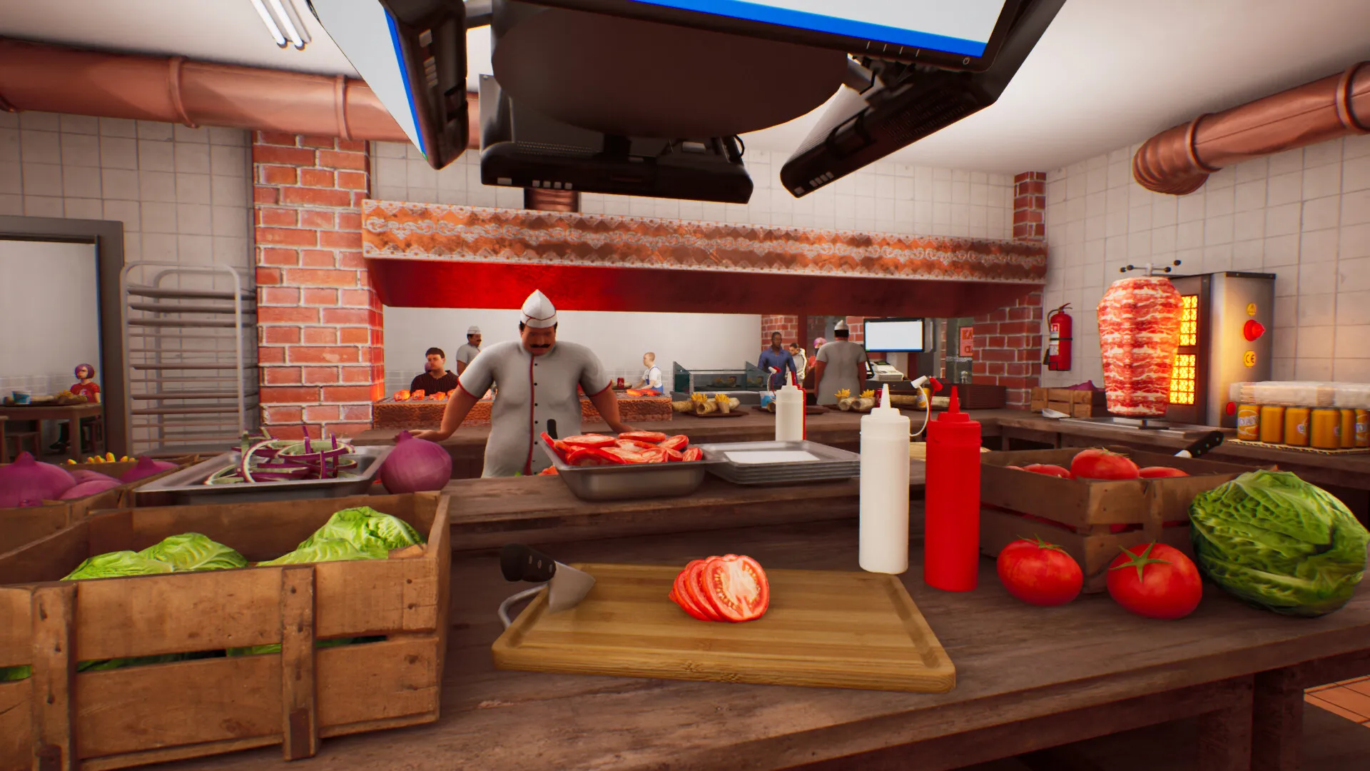 卷饼小店模拟器/Wrap House Simulator-知云阁资源站