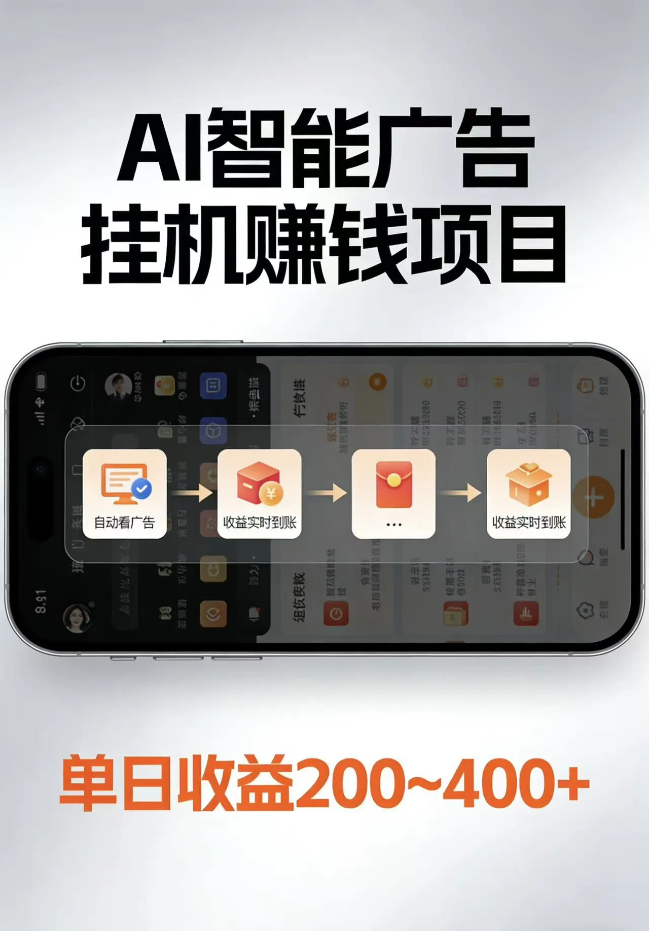 AI智能挂机看广告,每日稳定收益200-400+-知云阁资源站
