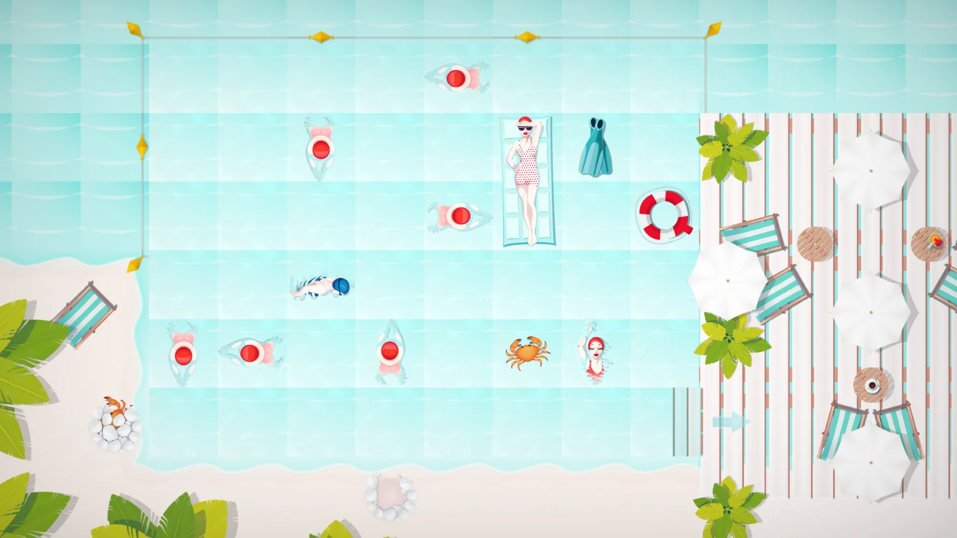 《泳池逃生 Swim Out》Switch中文版NSP下载 – 含1.4.1补丁