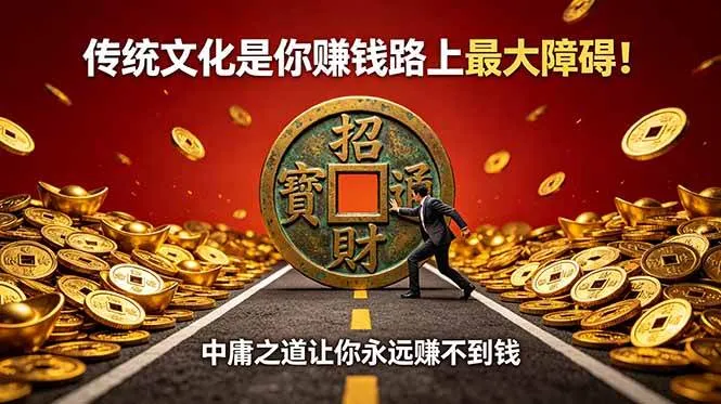 （18872期）付费文章：传统文化是你赚钱路上最大障碍！中庸之道让你永远赚不到钱-知云阁资源站
