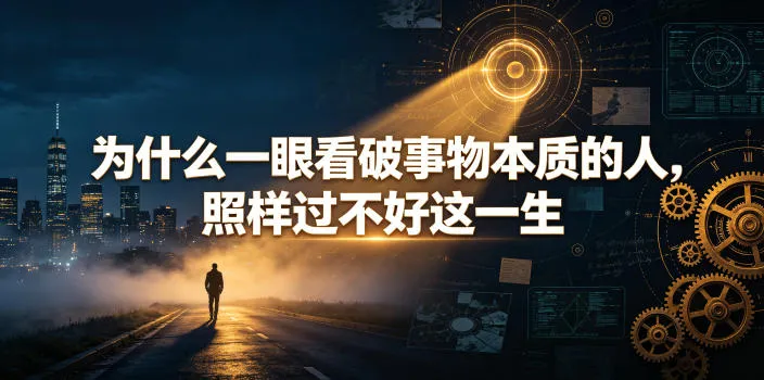 付费文章:为什么一眼看破事物本质的人,照样过不好这一生-知云阁资源站