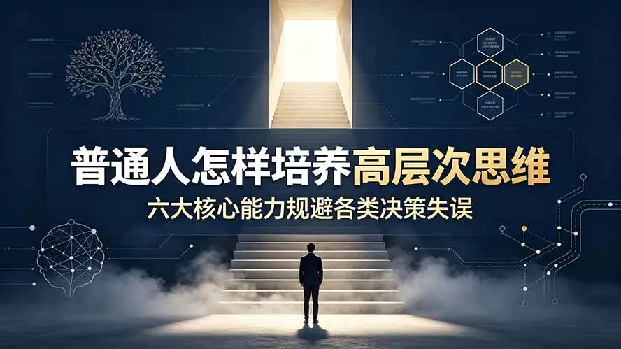 (19479期)付费文章:普通人怎样培养高层次思维,六大核心能力规避各类决策失误-知云阁资源站