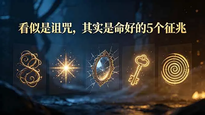 （19089期）付费文章：看似是诅咒，其实是命好的5个征兆-知云阁资源站