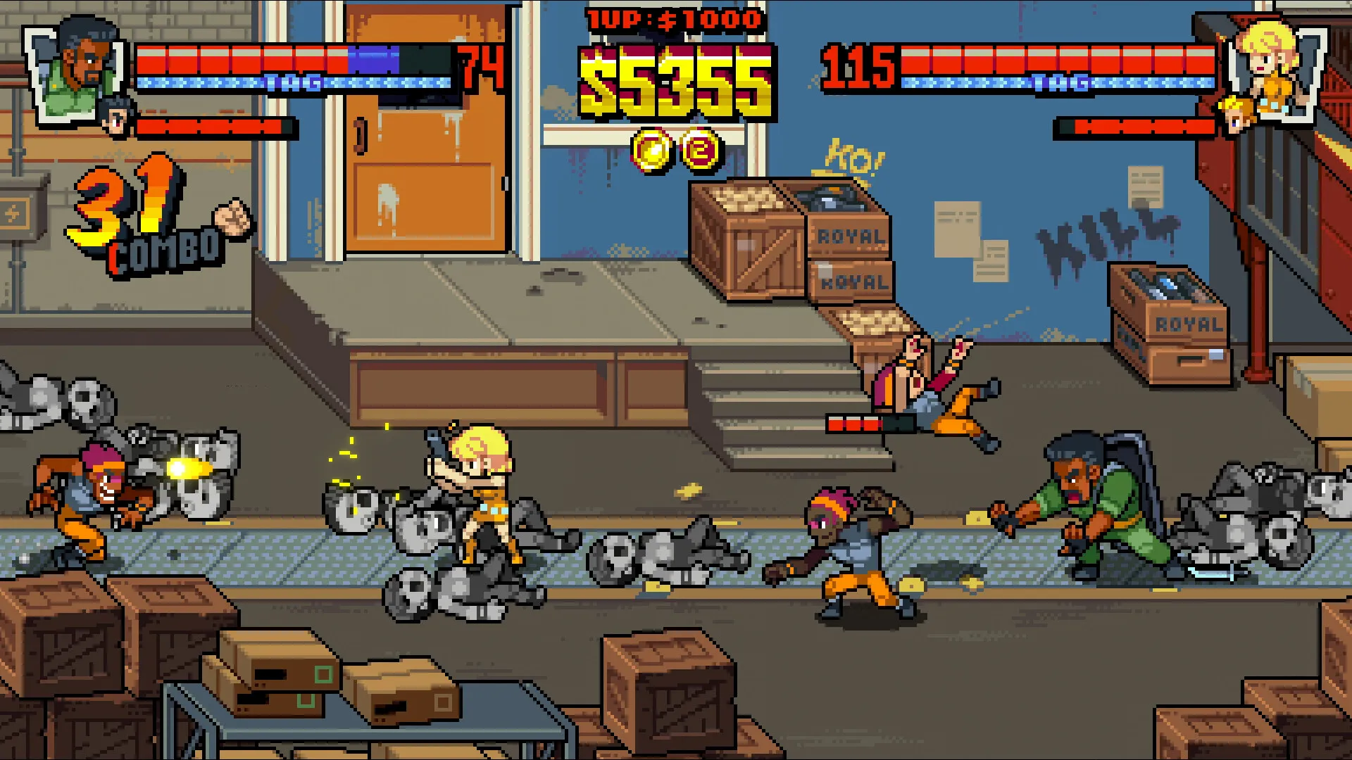 双截龙外传：双龙出海/Double Dragon Gaiden: Rise Of Dragons-知云阁资源站